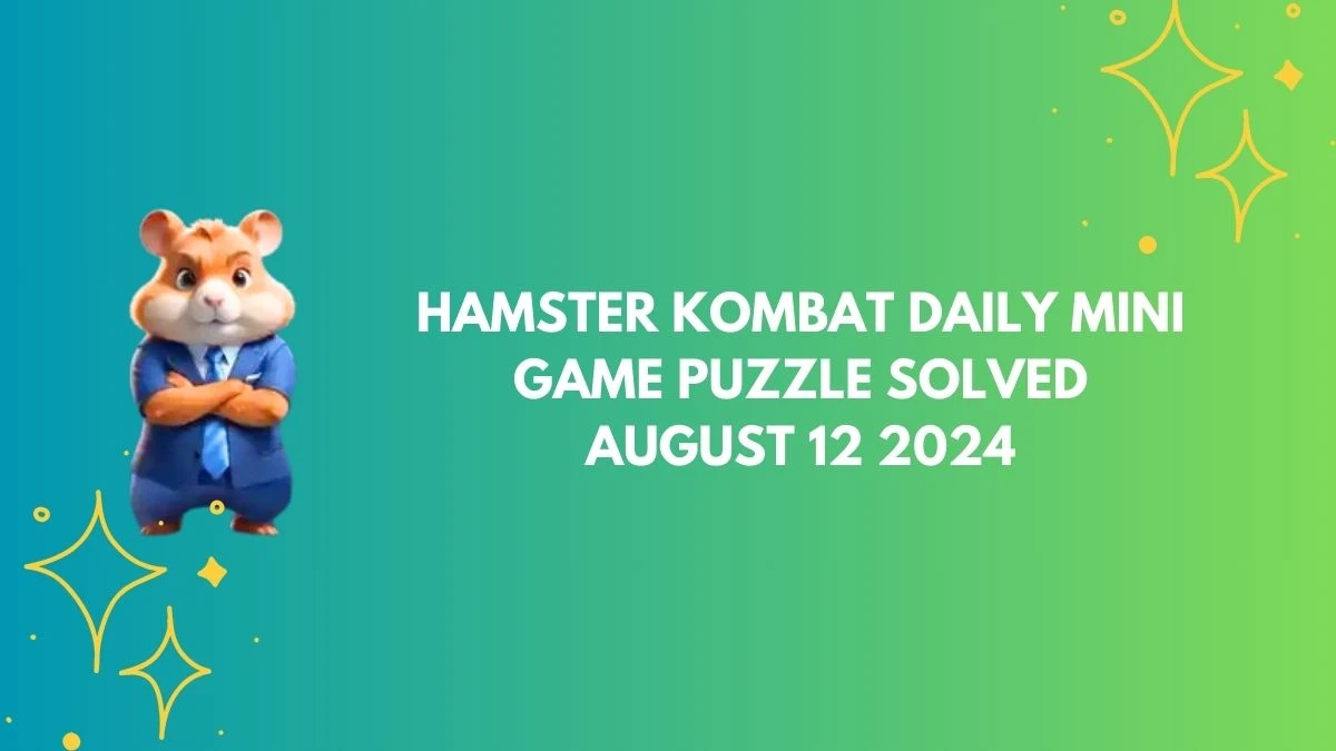 Hamster Kombat Daily Mini Game Puzzle Solved August 12 2024