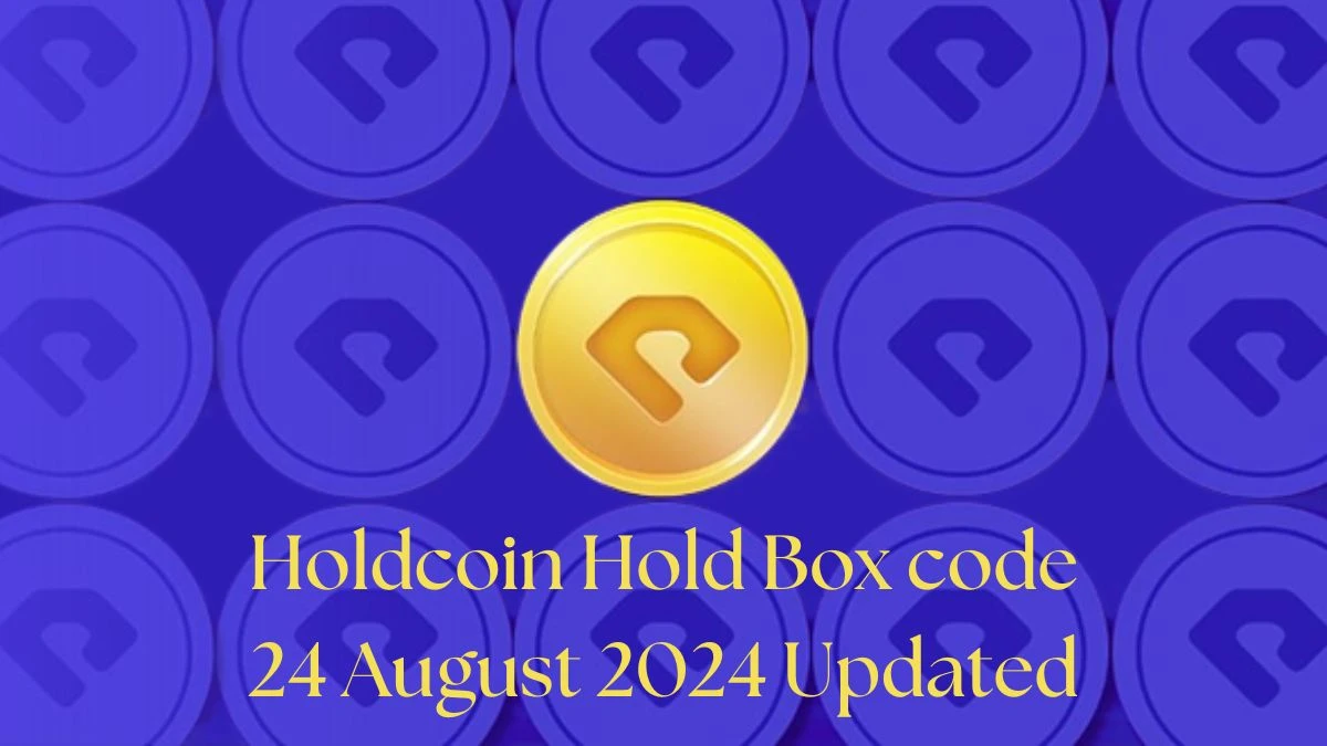 Holdcoin Hold Box code 24 August 2024 Updated