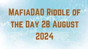 I'm the act of buying or selling stock, trying to time the tick and the tock. What am I? MafiaDAO Riddle of the Day 28 August 2024