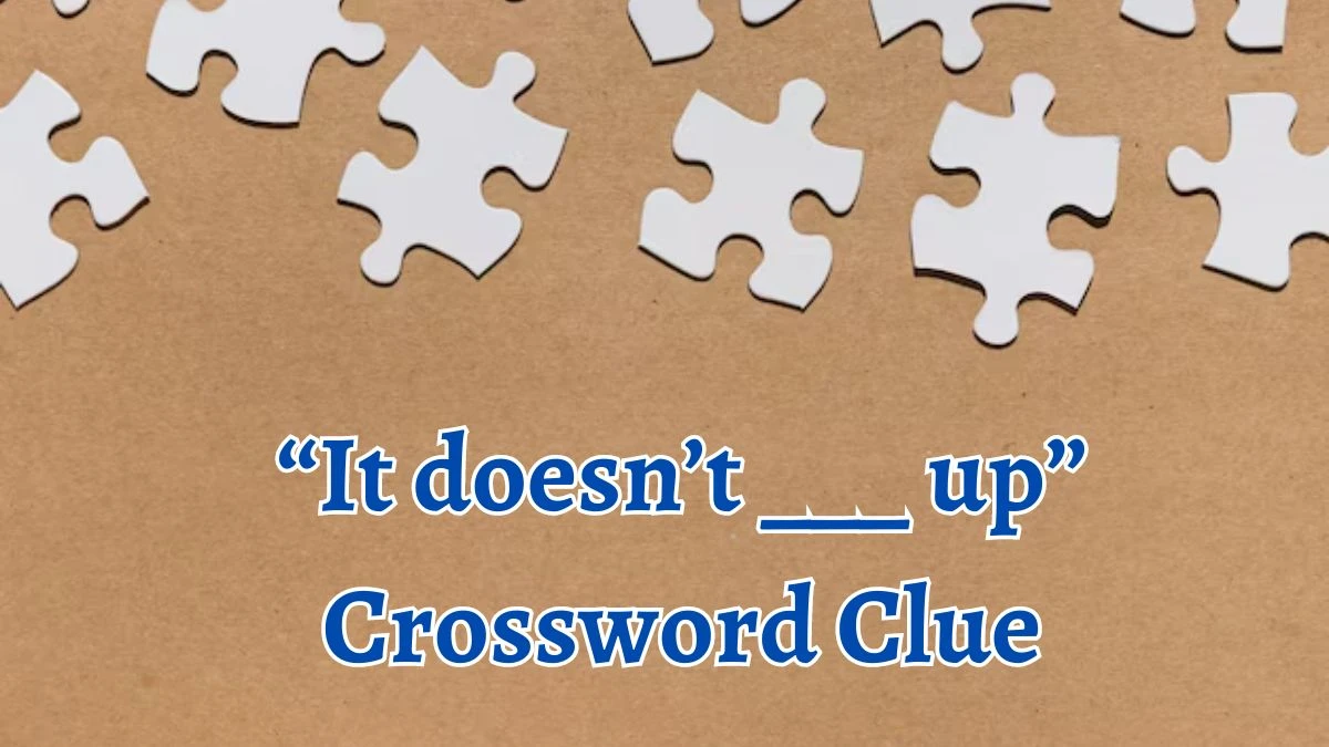 USA Today “It doesn’t ___ up” Crossword Clue Puzzle Answer from August 09, 2024