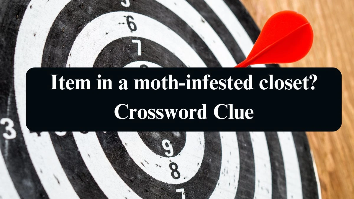 LA Times Item in a moth-infested closet? Crossword Puzzle Answer from August 09, 2024