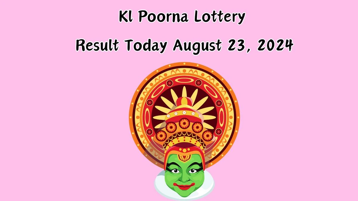 Kl Poorna Lottery Result Today August 23, 2024