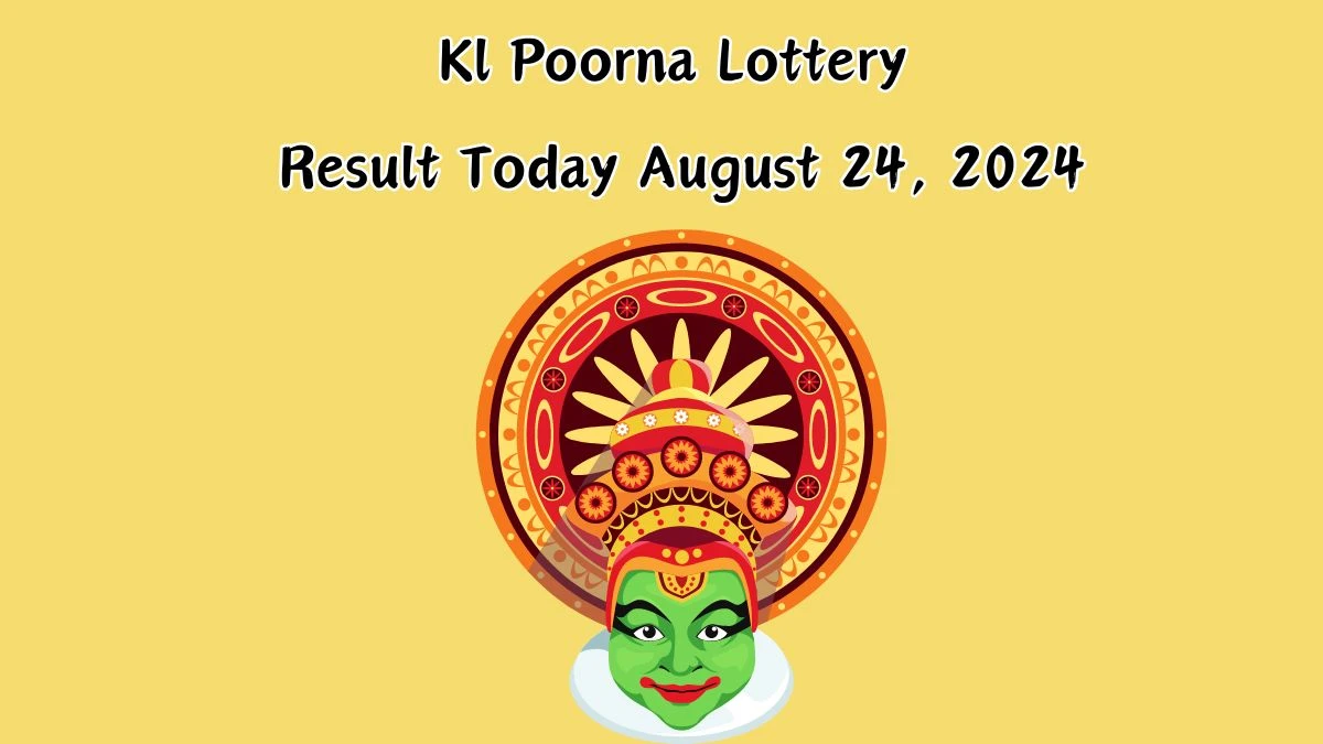 Kl Poorna Lottery Result Today August 24, 2024