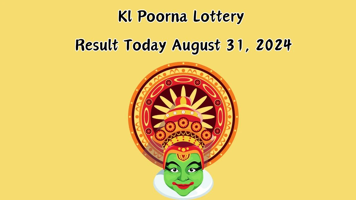 Kl Poorna Lottery Result Today August 31, 2024