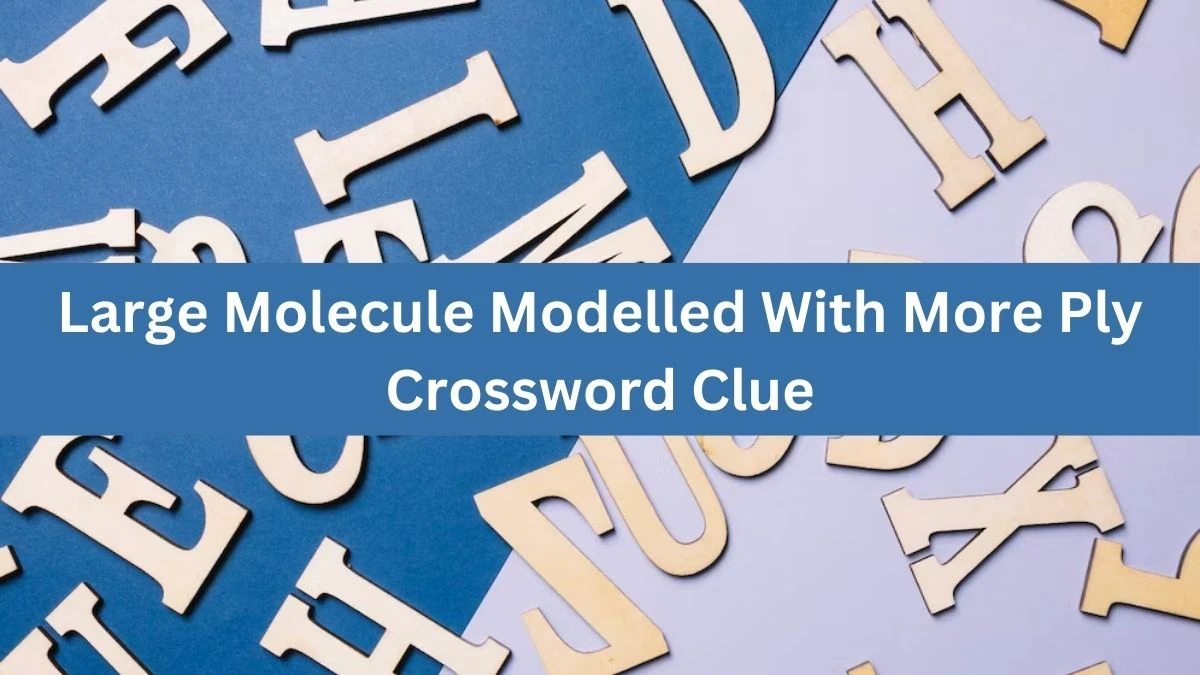 Large Molecule Modelled With More Ply Crossword Clue Answers on August 02, 2024