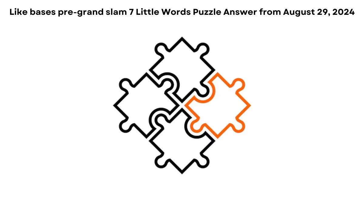 Like bases pre-grand slam 7 Little Words Puzzle Answer from August 29, 2024