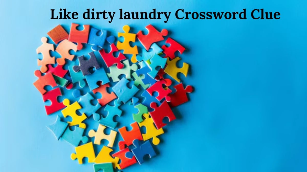 Like dirty laundry 7 Little Words Puzzle Answer from August 02, 2024