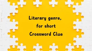 Daily Themed Literary genre, for short Crossword Clue Puzzle Answer from August 02, 2024