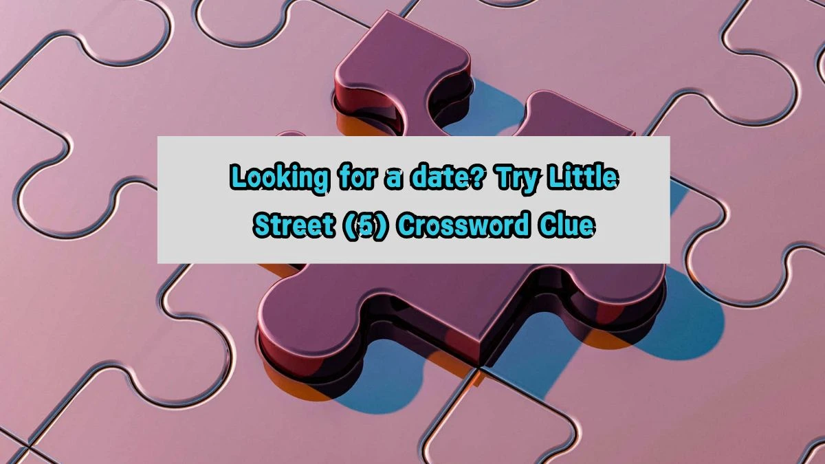 Looking for a date? Try Little Street (5) Crossword Clue Puzzle Answer from August 07, 2024