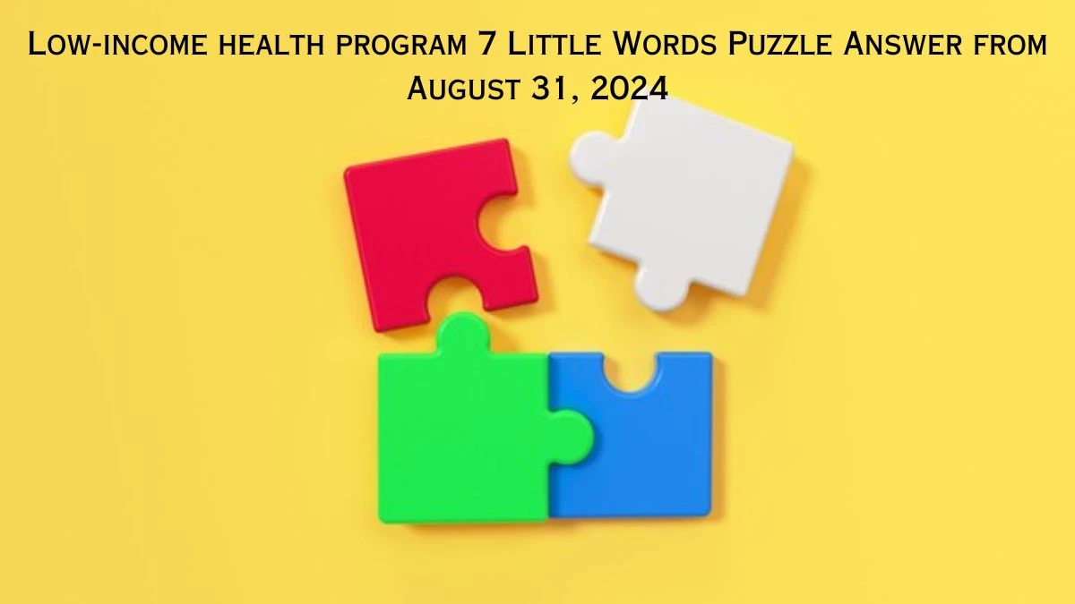 Low-income health program 7 Little Words Puzzle Answers from August 31, 2024