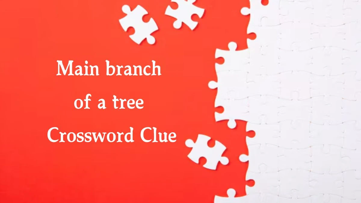 Main branch of a tree NYT Crossword Clue Puzzle Answer on August 07, 2024