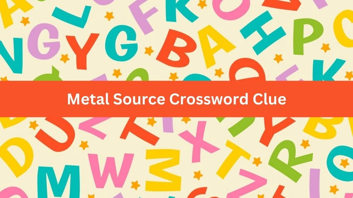 Metal Source Daily Themed Crossword Clue 3 letters Puzzle Answer from August 18, 2024