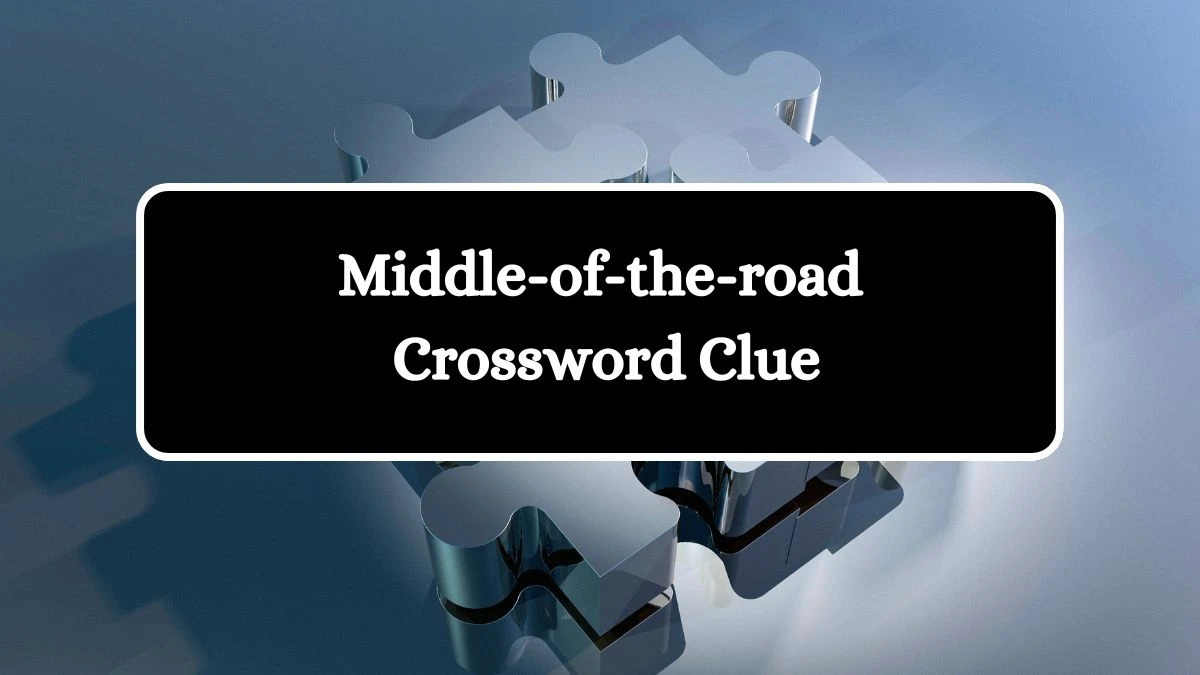 Middle-of-the-road NYT Crossword Clue Puzzle Answer on August 22, 2024