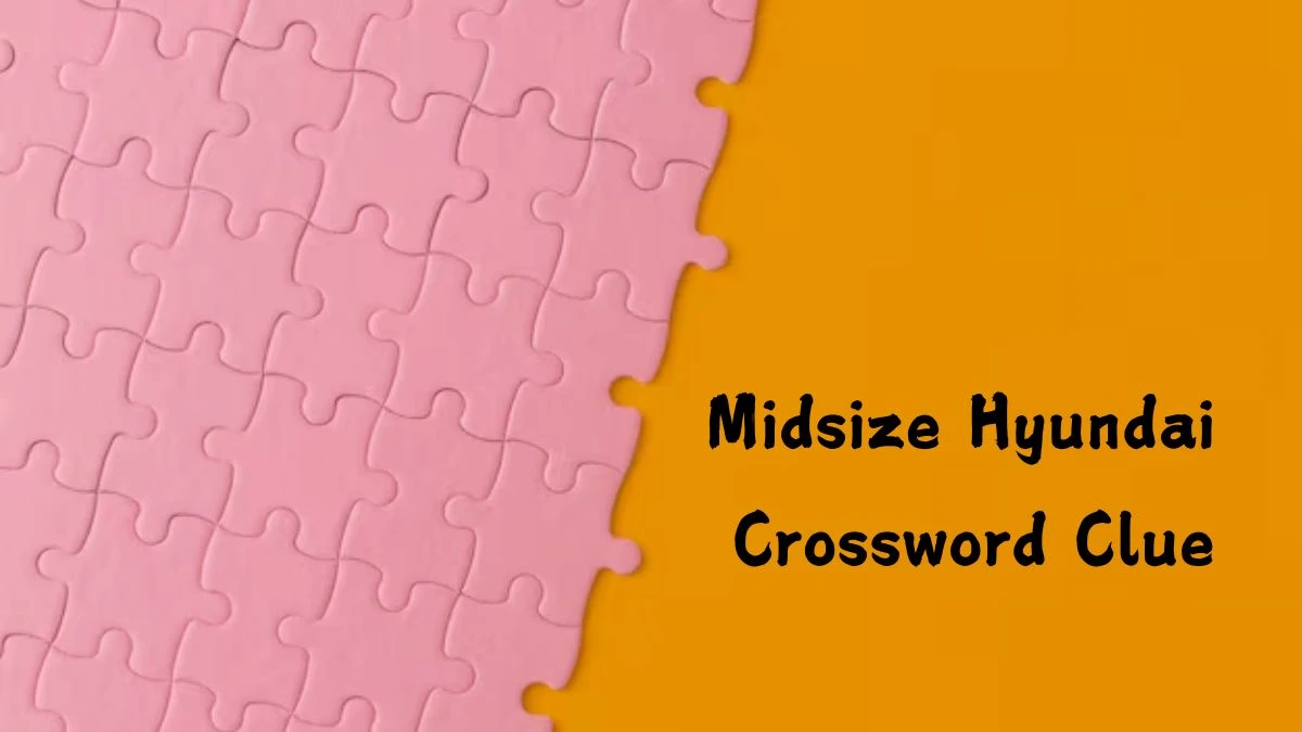 LA Times Midsize Hyundai Crossword Puzzle Answer from August 11, 2024