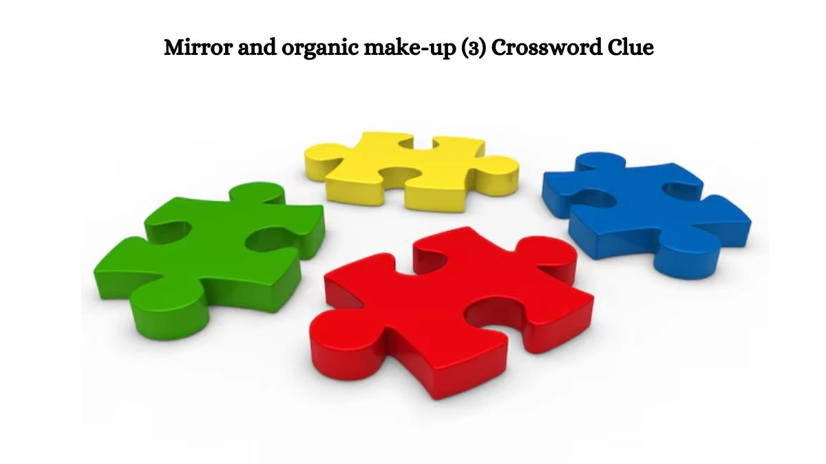 Mirror and organic make-up (3) Crossword Clue Answers on August 01, 2024