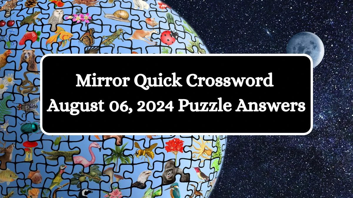 Mirror Quick Crossword August 06, 2024 Puzzle Answers