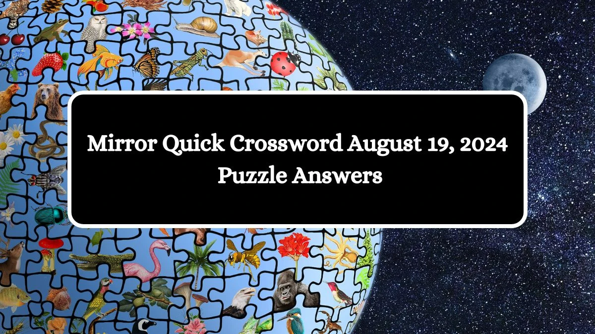 Mirror Quick Crossword August 19, 2024 Puzzle Answers