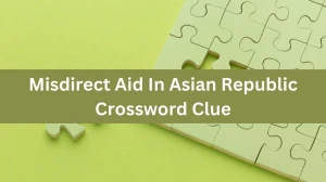 Misdirect Aid In Asian Republic Crossword Clue Puzzle Answer from August 16, 2024