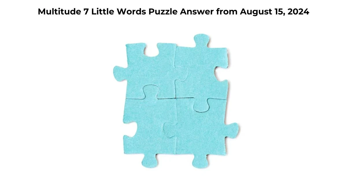 Multitude 7 Little Words Puzzle Answer from August 15, 2024