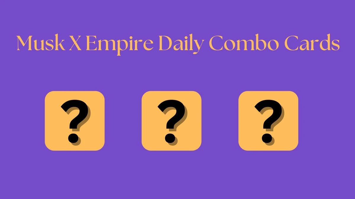 Musk X Empire Daily Combo Cards for Today 12, August 2024