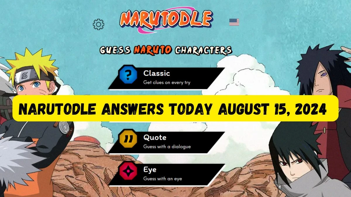 Narutodle Answers for Today August 16, 2024, Classic, Jutsu, Quote, and Eye