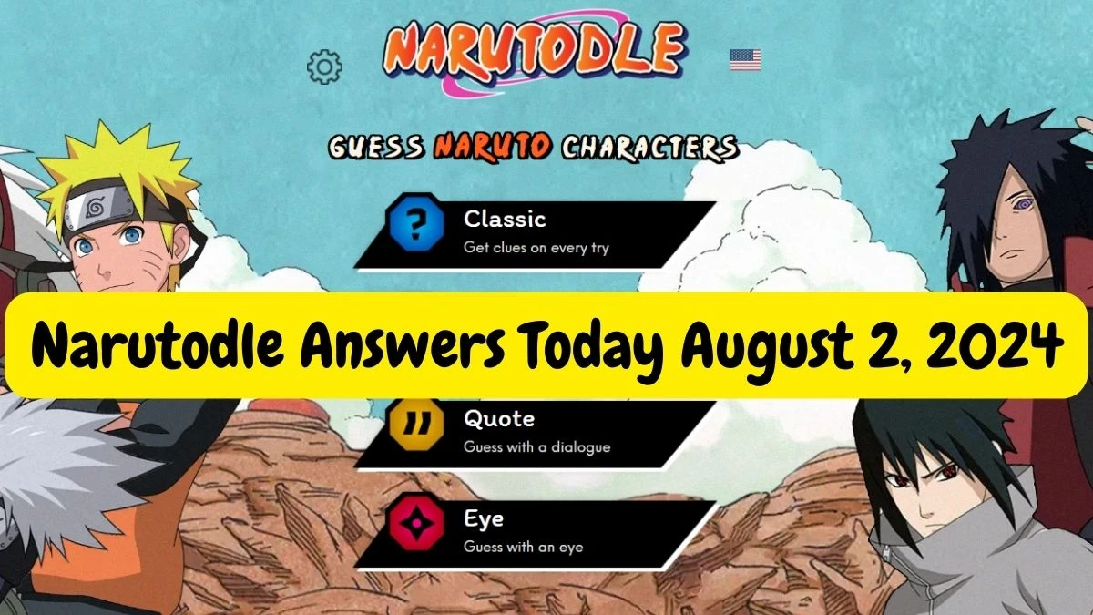 Narutodle Answers for Today August 3, 2024, Classic, Jutsu, Quote, and Eye