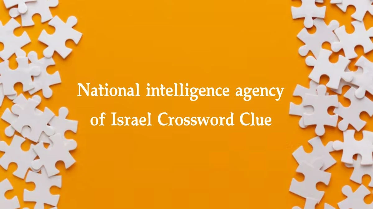 National intelligence agency of Israel Crossword Clue Puzzle Answer from August 09, 2024