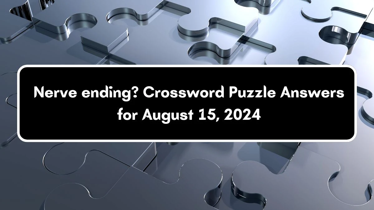 LA Times Nerve ending? Crossword Puzzle Answer from August 15, 2024