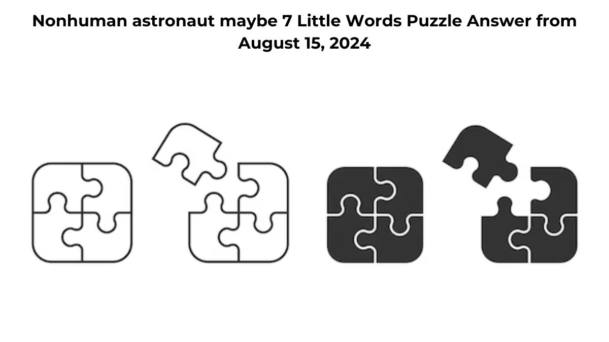 Nonhuman astronaut maybe 7 Little Words Puzzle Answer from August 15, 2024