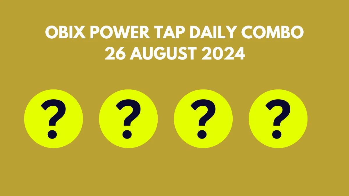 Obix Power Tap Daily Combo 26 August 2024