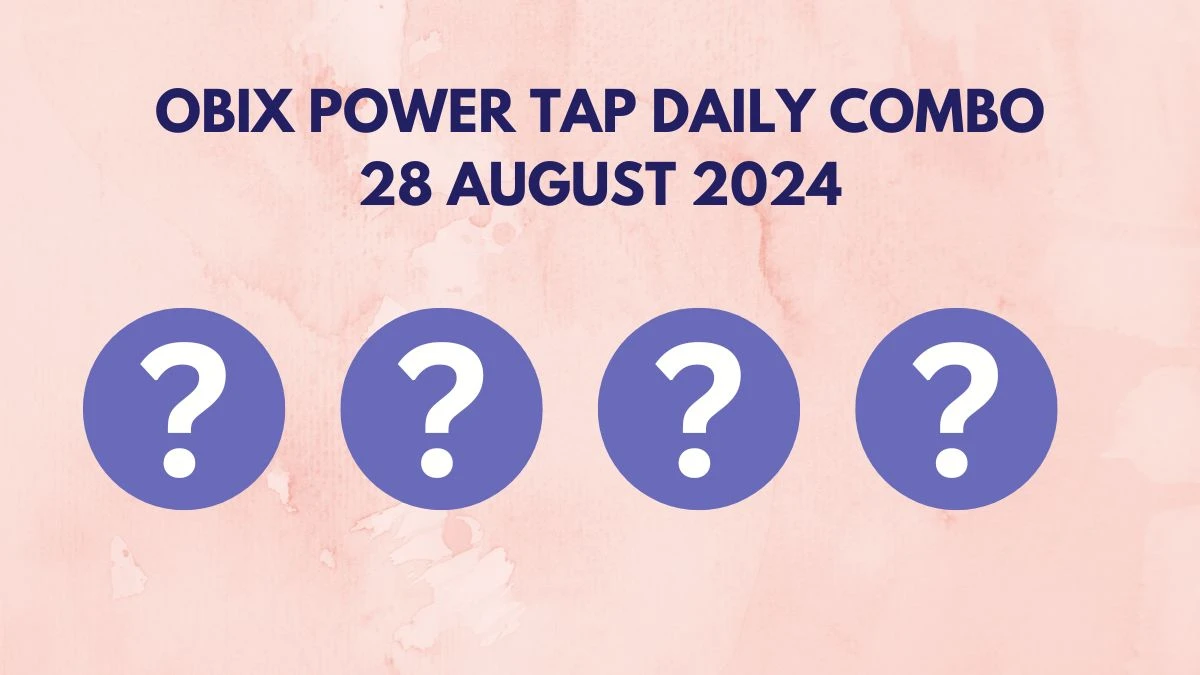 Obix Power Tap Daily Combo 28 August 2024