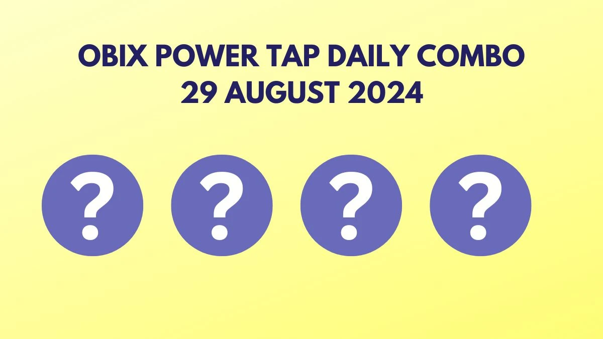 Obix Power Tap Daily Combo 29 August 2024