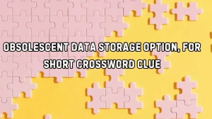 NYT Obsolescent data storage option, for short Crossword Clue Puzzle Answer from August 29, 2024