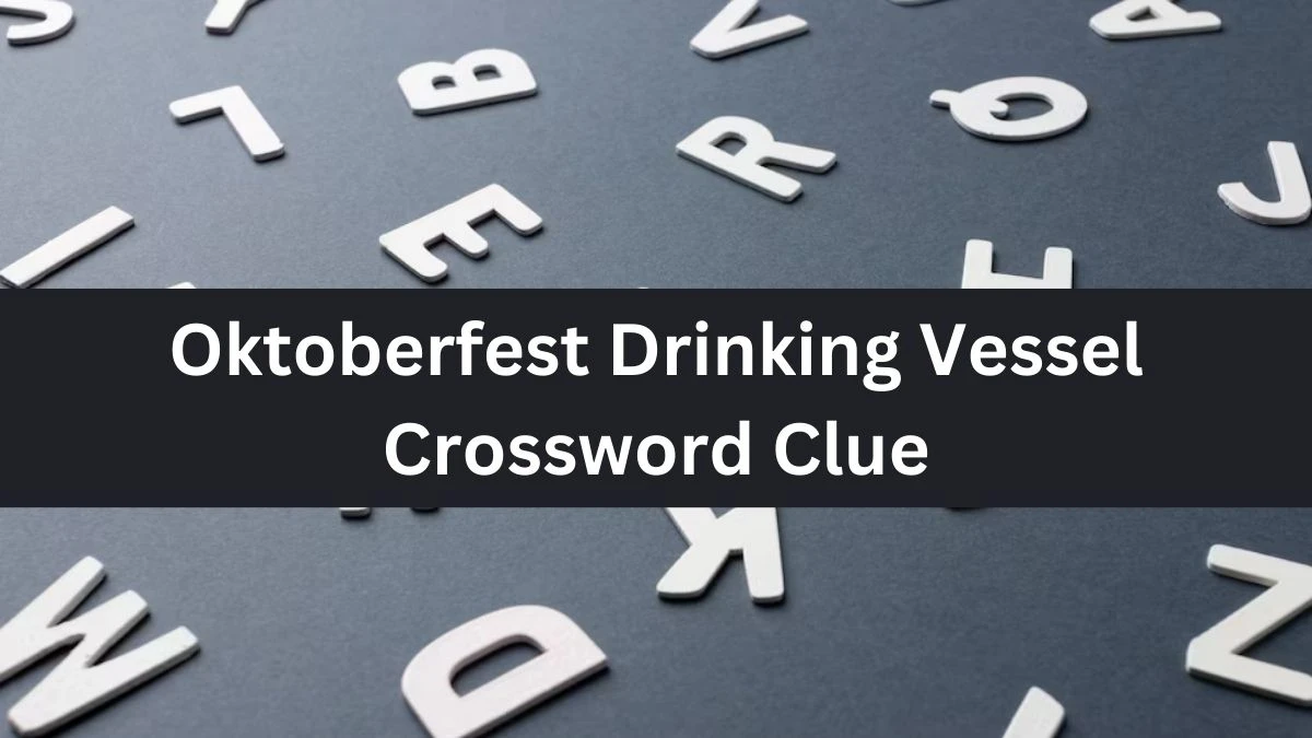 USA Today Oktoberfest Drinking Vessel Crossword Clue Puzzle Answer from August 01, 2024