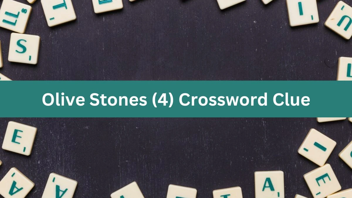 Olive Stones (4) Crossword Clue Puzzle Answer from August 07, 2024