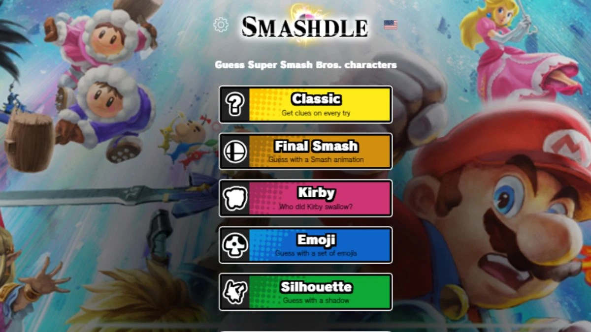 Smashdle Answers Today August 23, 2024: Classic, Final Smash, Kirby, Emoji, Silhouette