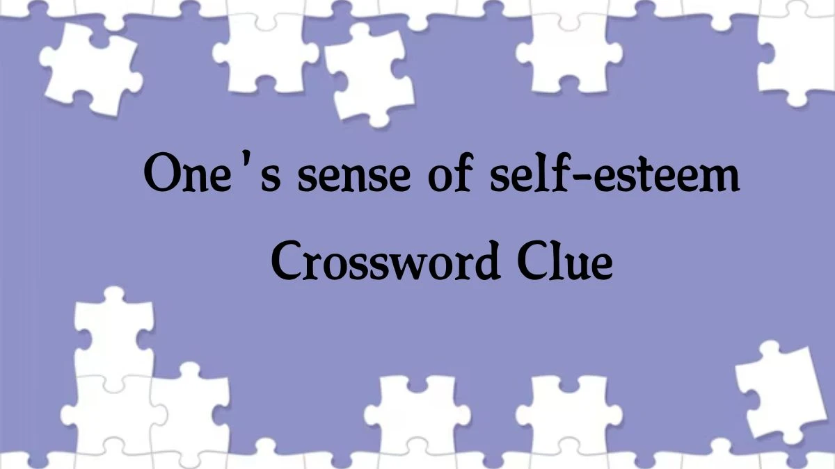 One's sense of self-esteem 3 Letters Crossword Clue Puzzle Answer from August 17, 2024