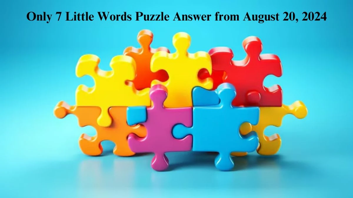 Only 7 Little Words Puzzle Answer from August 20, 2024