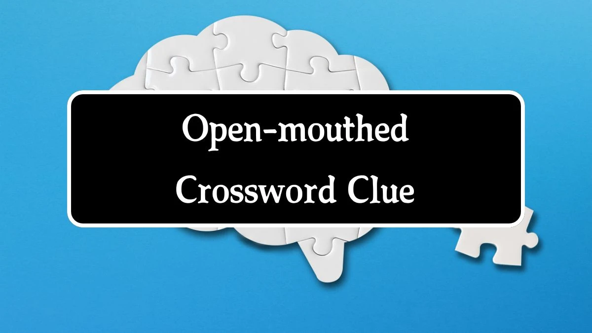 Open-mouthed Crossword Clue Answers on August 01, 2024