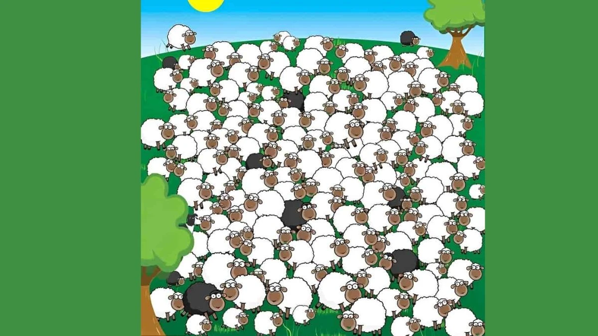 Optical Illusion IQ Test: Are You Smart Enough to Find the sleeping sheep in 15 Seconds?