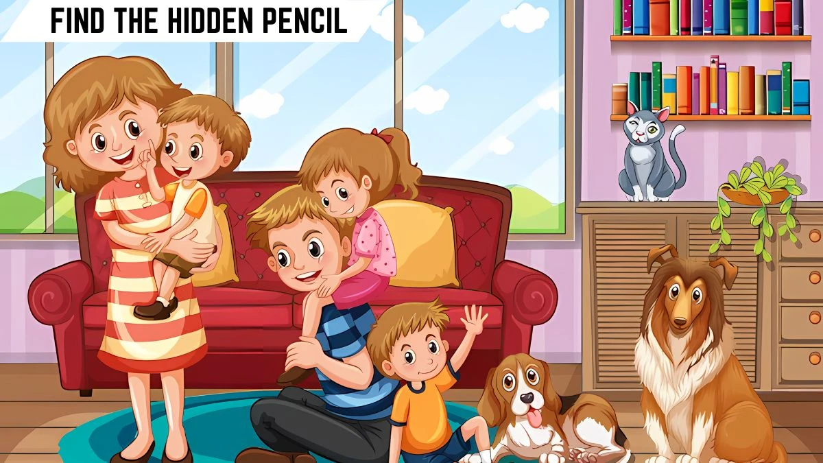 Optical Illusion Visual Test: Only Hawk Eyes Can Spot the Hidden Pencil in 8 Secs