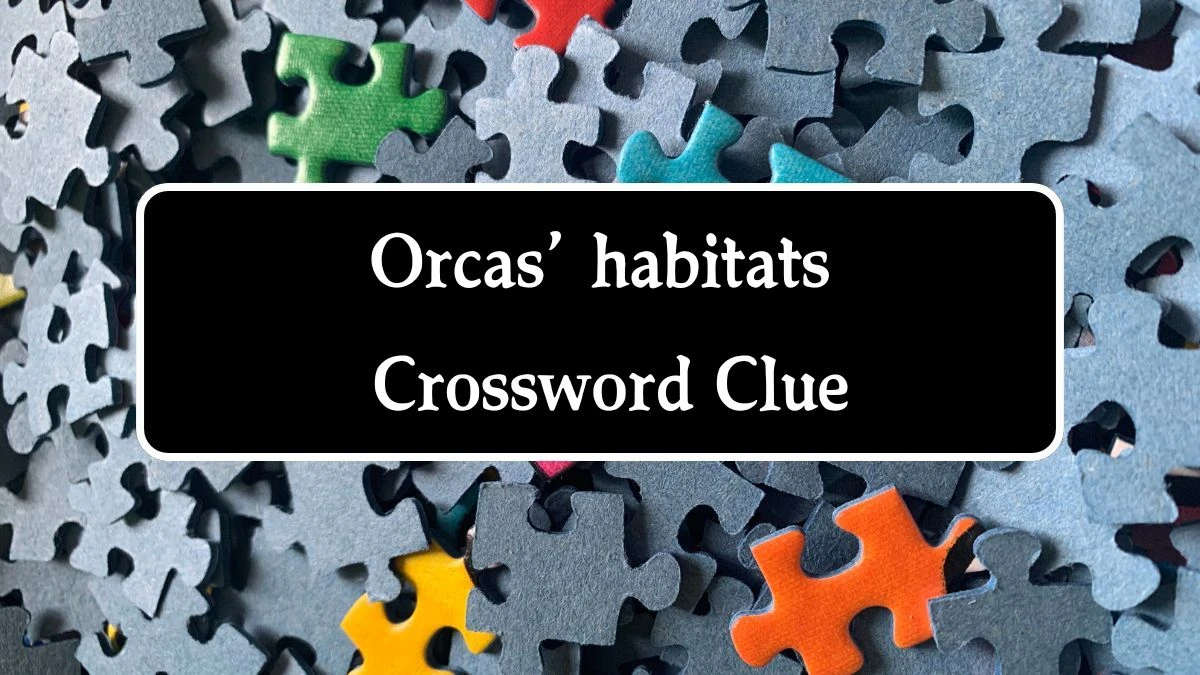 USA Today Orcas’ habitats Crossword Clue Puzzle Answer from August 09, 2024