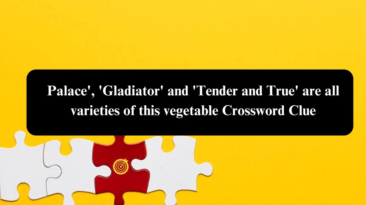 Palace', 'Gladiator' and 'Tender and True' are all varieties of this vegetable Crossword Clue Puzzle Answer from August 03, 2024