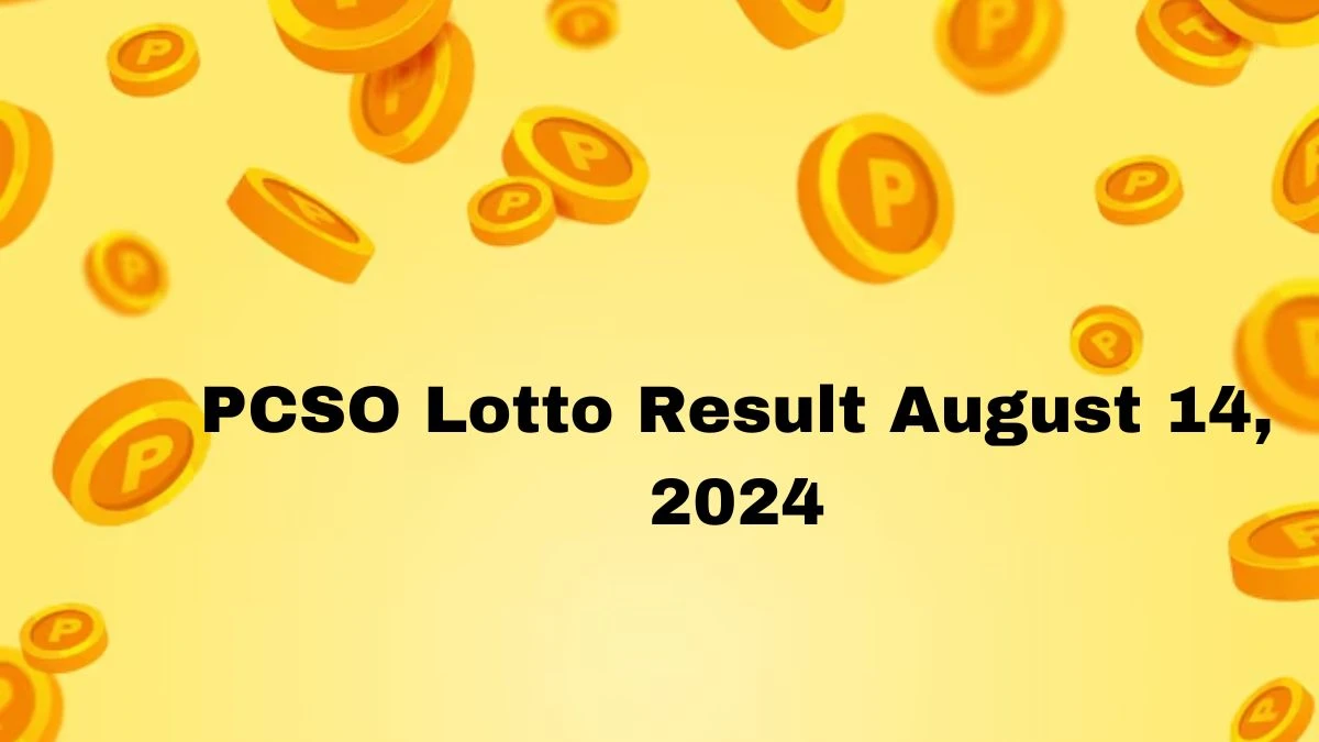 PCSO Lotto Result August 14 2024