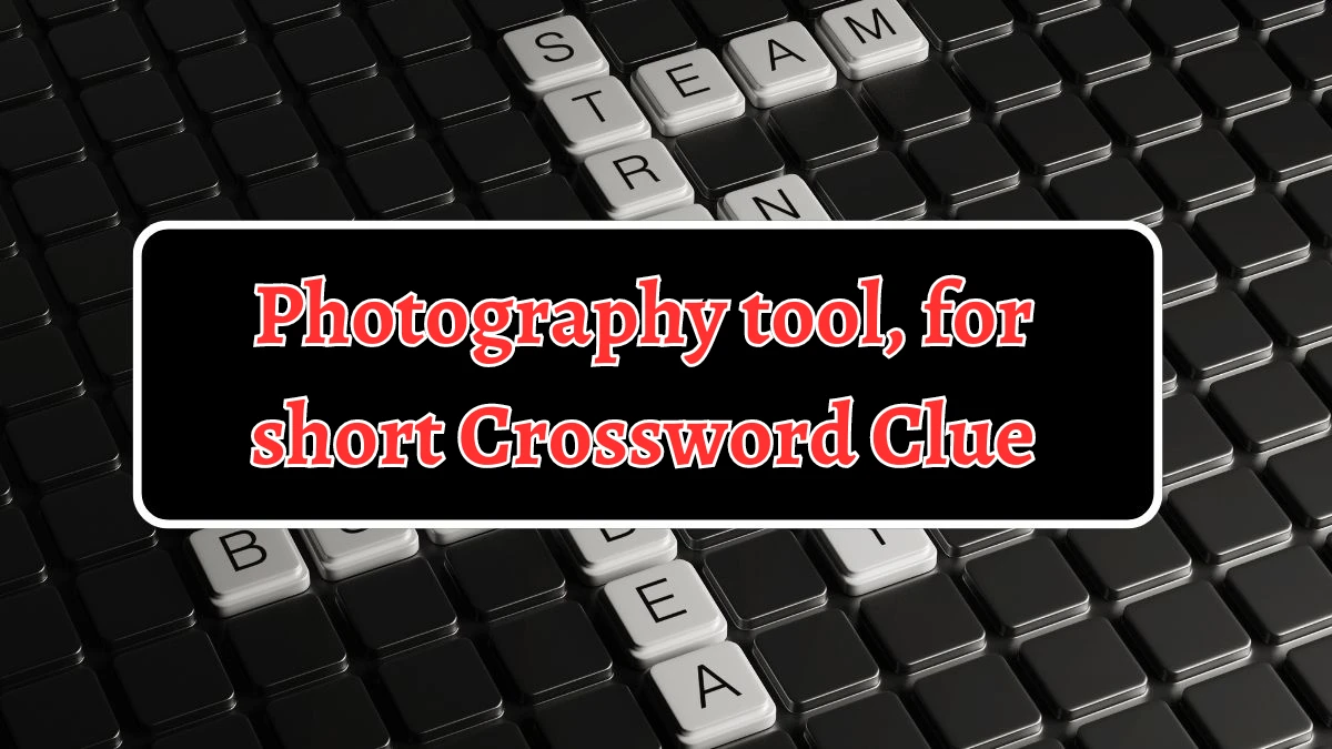 Photography tool, for short Crossword Clue Daily Themed 3 Letters Puzzle Answer from August 13, 2024