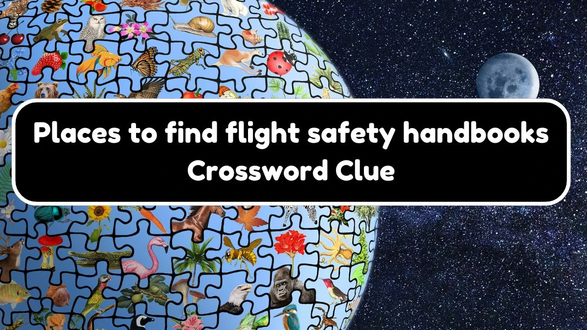 USA Today Places to find flight safety handbooks Crossword Clue Puzzle Answer from August 03, 2024