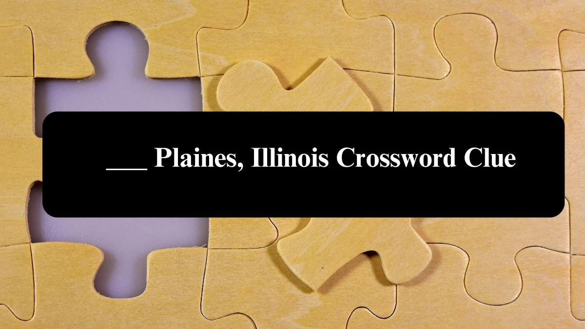 Daily Commuter ___ Plaines, Illinois Crossword Clue Puzzle Answer from August 08, 2024