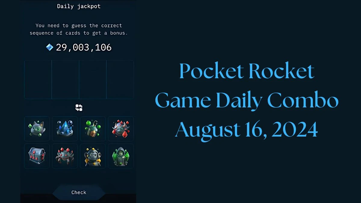 Pocket Rocket Game Daily Combo August 14, 2024