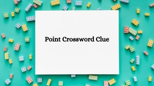 LA Times Point Crossword Puzzle Answer from August 17, 2024