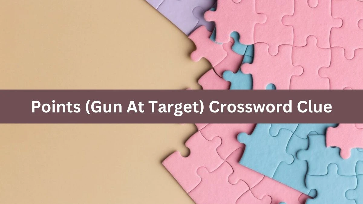 Points (Gun At Target) Crossword Clue Puzzle Answer from August 22, 2024